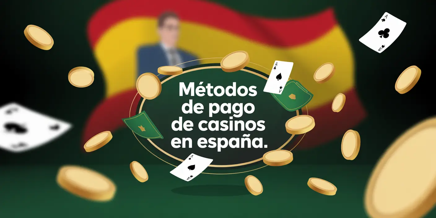 Métodos de pago de casinos en España.